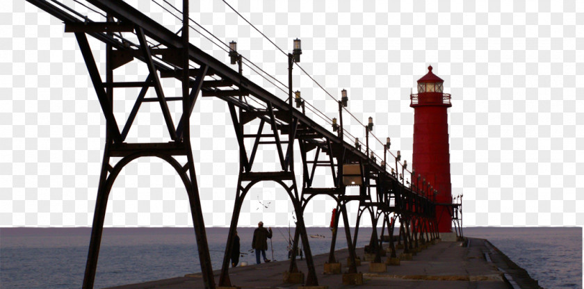 Grand Haven Light South Lighthouse Mode Of Transport Bridge–tunnel PNG