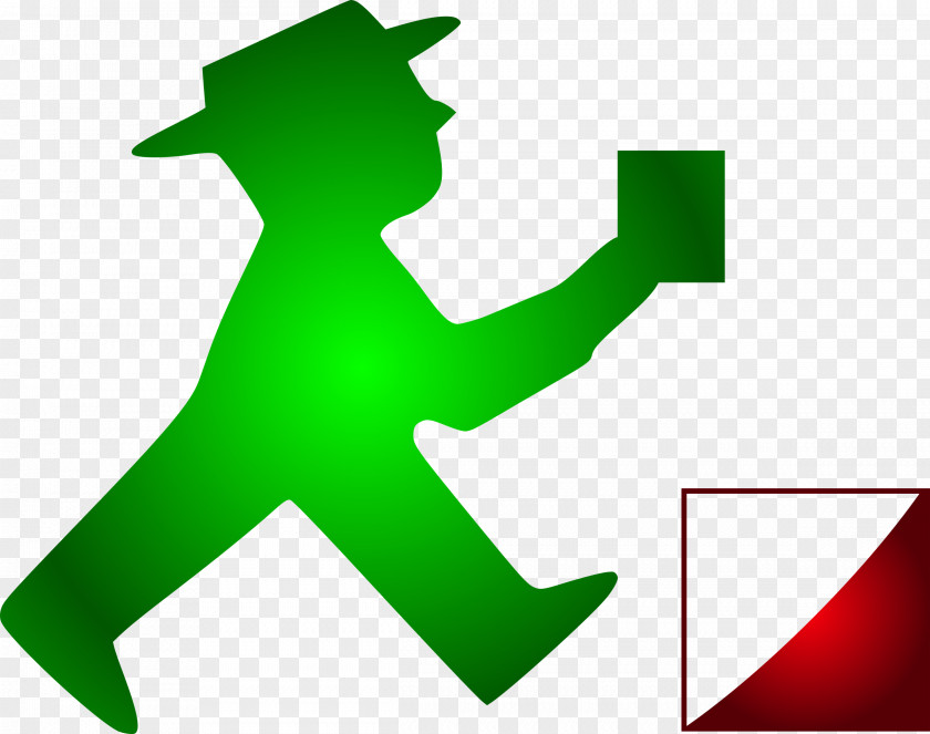 Green Man Shadow Person Silhouette Clip Art PNG