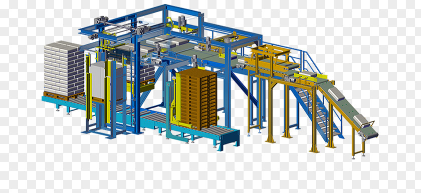 Palletizer Machine Packaging And Labeling Wuhan Rentian Automation Technology Co., Ltd PNG