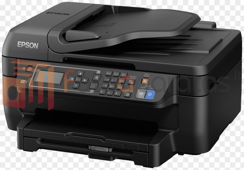 Printer Inkjet Printing Epson WorkForce WF-2750 Multi-function WF-2760 PNG