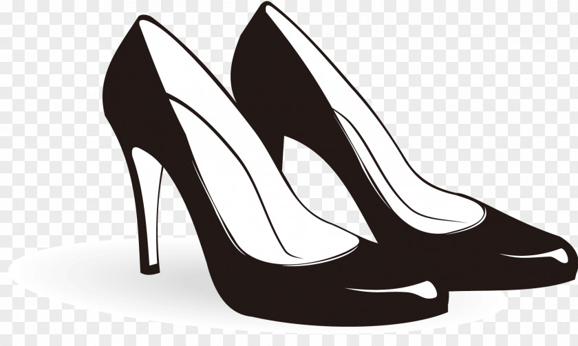 Black High Heels Shoe High-heeled Footwear Sneakers Clip Art PNG