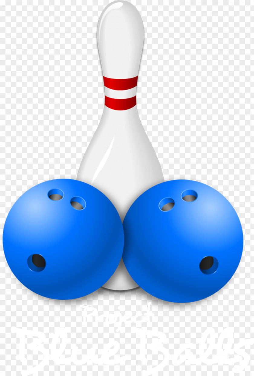 Bowling Balls Pin Blue PNG