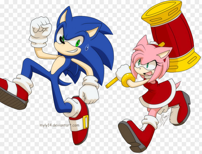 Chasing Love Amy Rose Tails Sonic The Hedgehog DeviantArt PNG