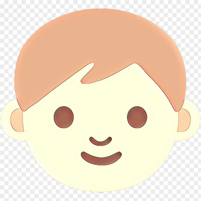 Child Head Smiley Face Background PNG