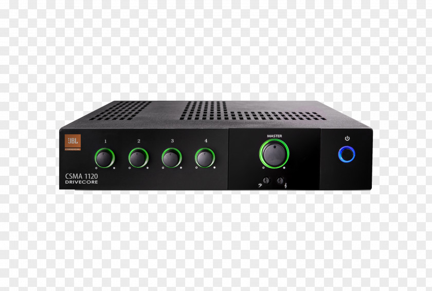 JBL CSMA 4-Input / 1-Output Mixer/Amplifier Loudspeaker Audio Mixers Power Amplifier PNG