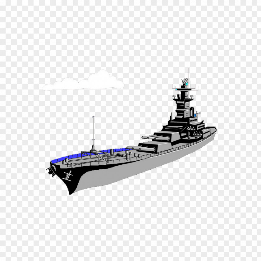 Model Heavy Cruiser Destroyer Battlecruiser Warship PNG