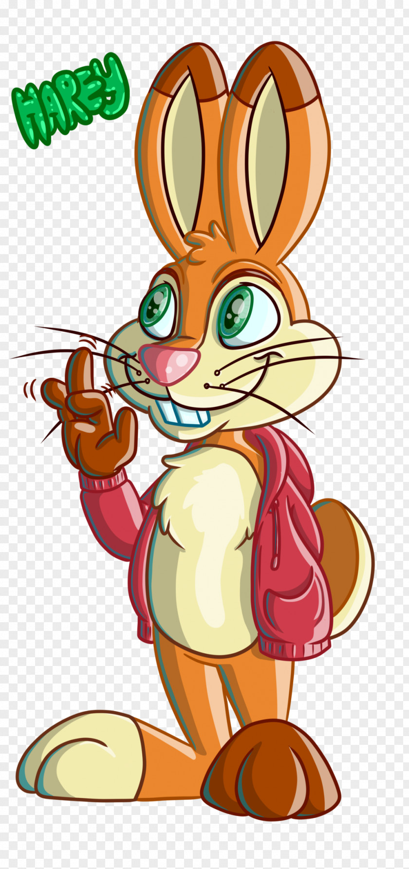 Roger Rabbit Cartoon Illustration Hare Easter Bunny Art PNG