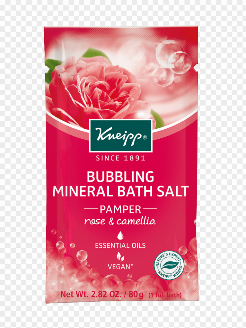 Watercolor Camellia Bath Salts Mineral Skin Oil Sea Salt PNG