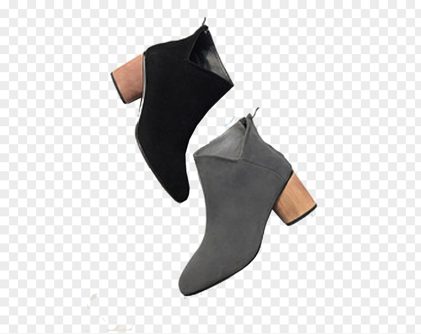 Women's High Heels Boot Shoe PNG