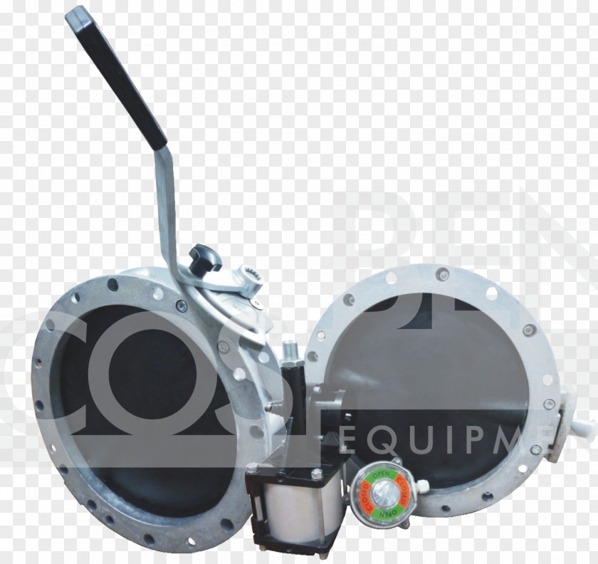 Butterfly Valve Actuator Flange PNG