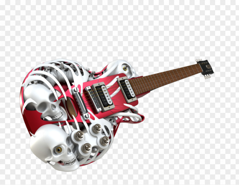 Electric Guitar 3D Printing Acoustic PNG