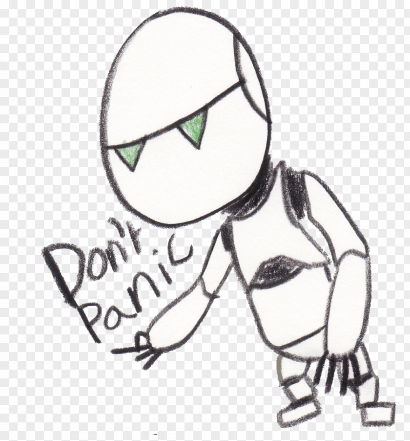 Marvin The Paranoid Android Line Art Homo Sapiens Nose Clip PNG