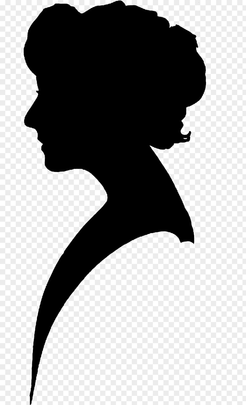 Neck Blackandwhite Silhouette Nose Black-and-white PNG