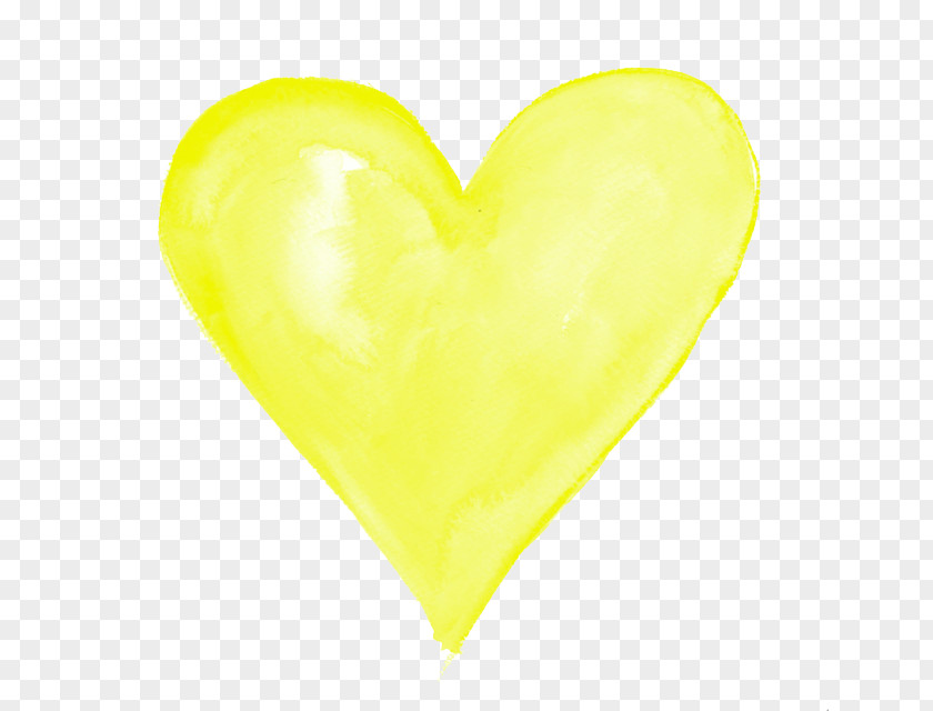 Yellow Heart Transparent Download Color PNG