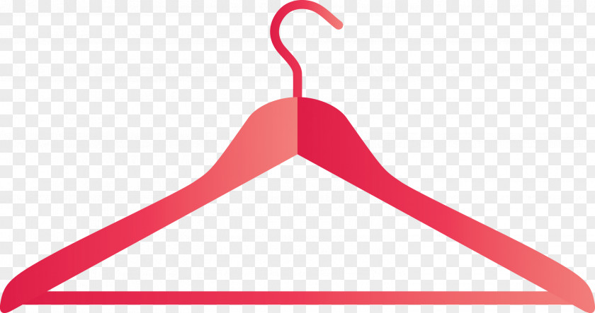 Clothes Hanger Pink Line Triangle PNG