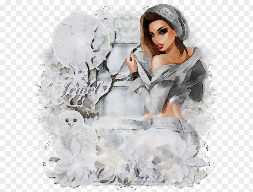 Dress Sleeve White Lady PNG