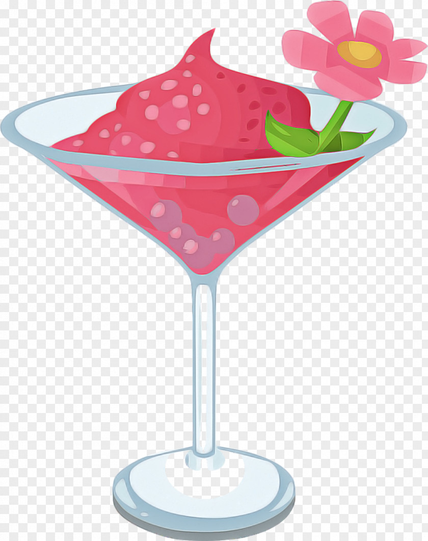 Drinkware Pink Lady Martini Glass Cocktail Garnish Drink PNG