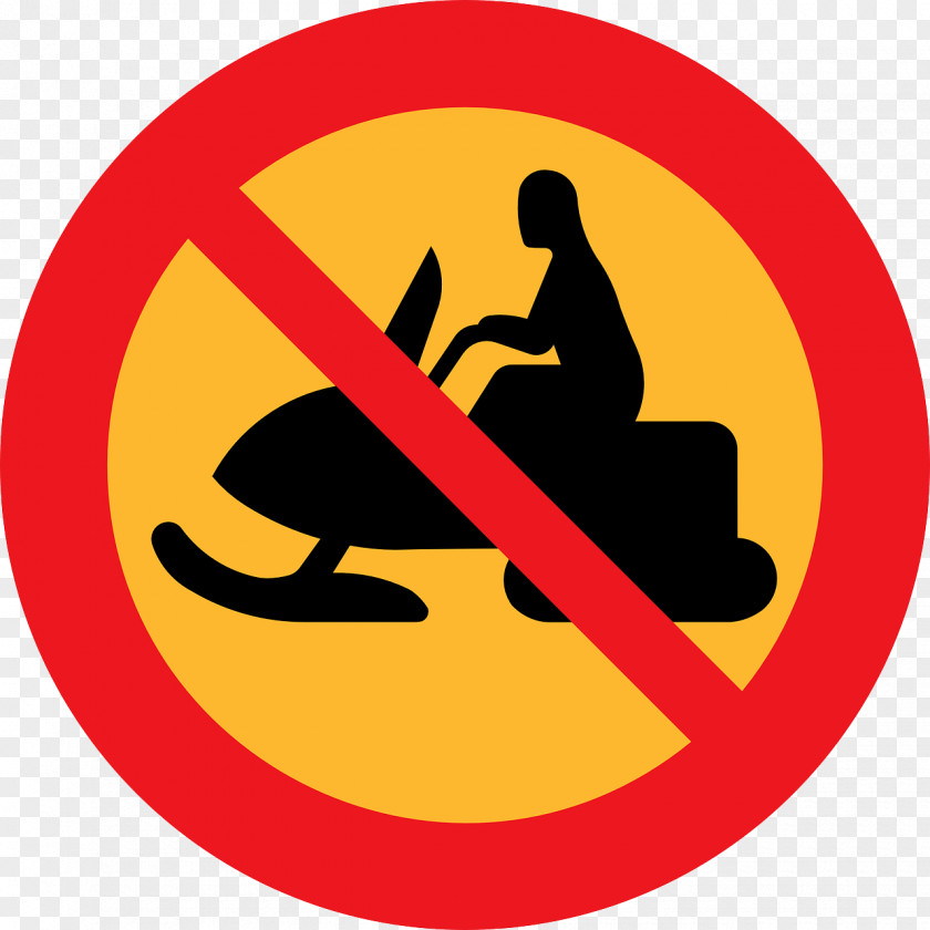 Forbidden Prohibitory Traffic Sign Snowmobile Onderbord PNG