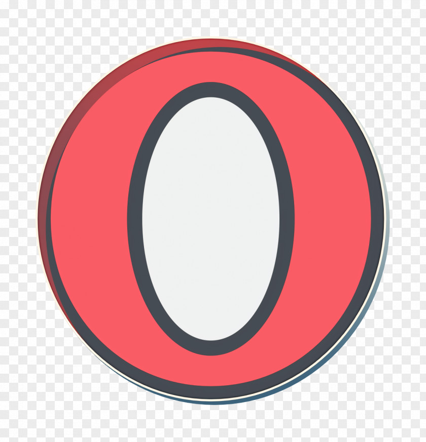Oval Serveware Social Media Icon PNG