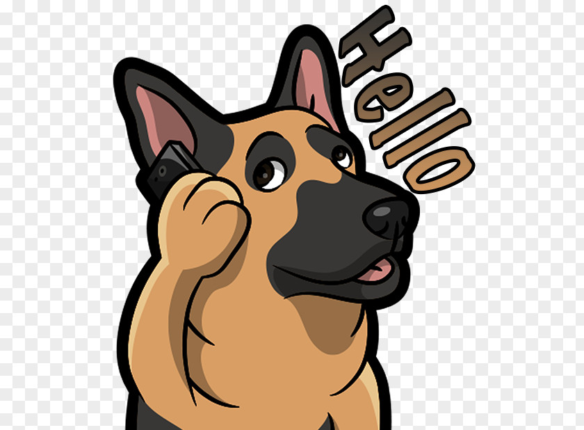 Puppy Dog Breed German Shepherd Sticker Clip Art PNG