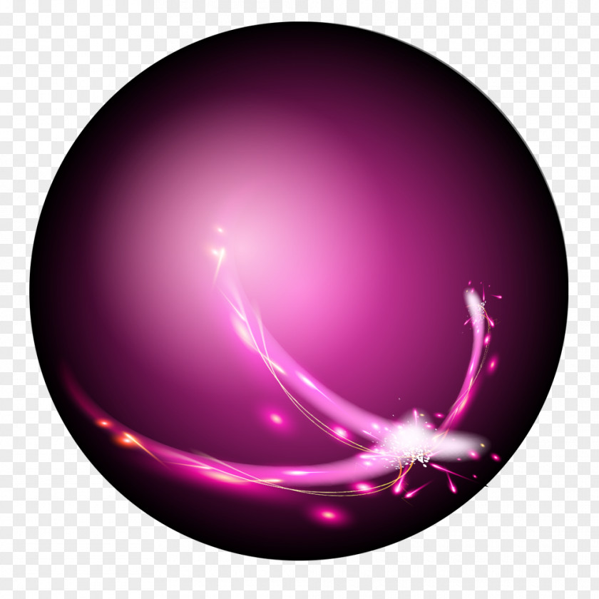 Purple Circle Decorative Particles Particle PNG