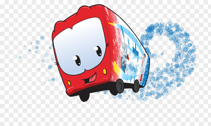 Bus Winter Illustration Product Design PNG