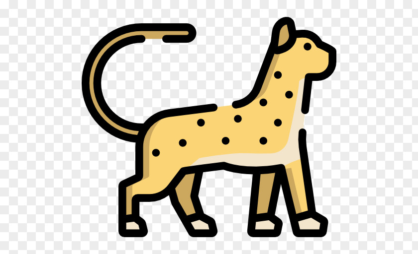 Cheetah Dog Ferret Font PNG