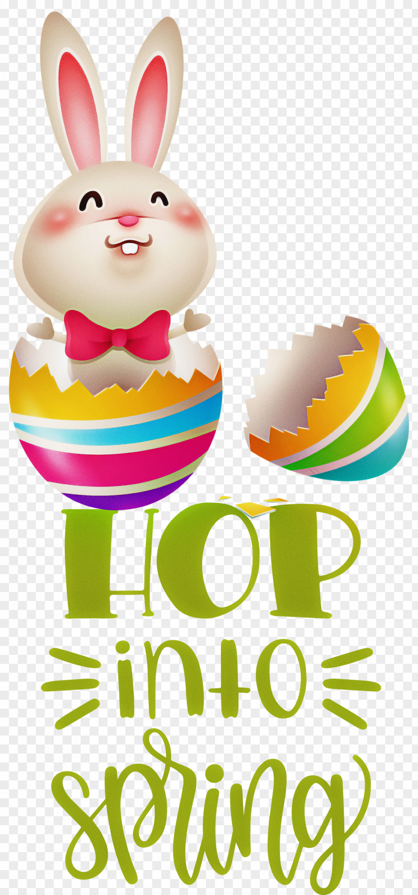 Hop Into Spring Happy Easter Day PNG