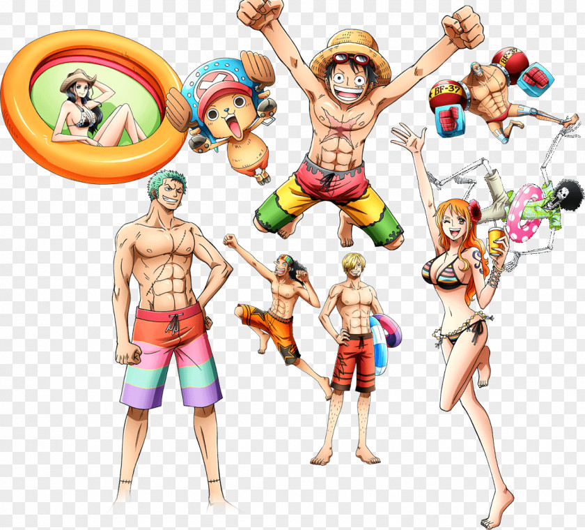 One Piece Nami Roronoa Zoro Nico Robin Monkey D. Luffy Brook PNG