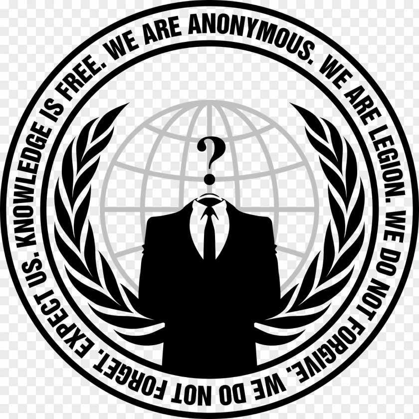 Anonymous T-shirt Hoodie Logo Million Mask March PNG
