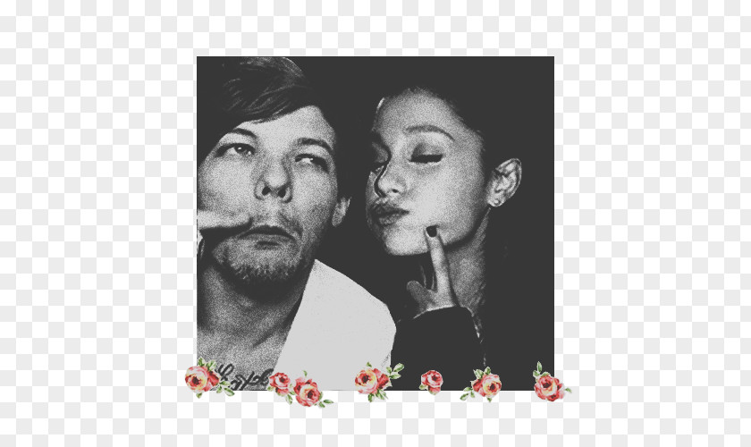 Ariana Grande Louis Tomlinson One Direction Love PNG
