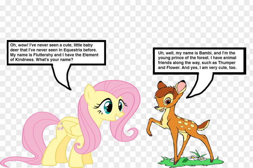 Bambi Flower Pony Fluttershy Thumper Horse PNG