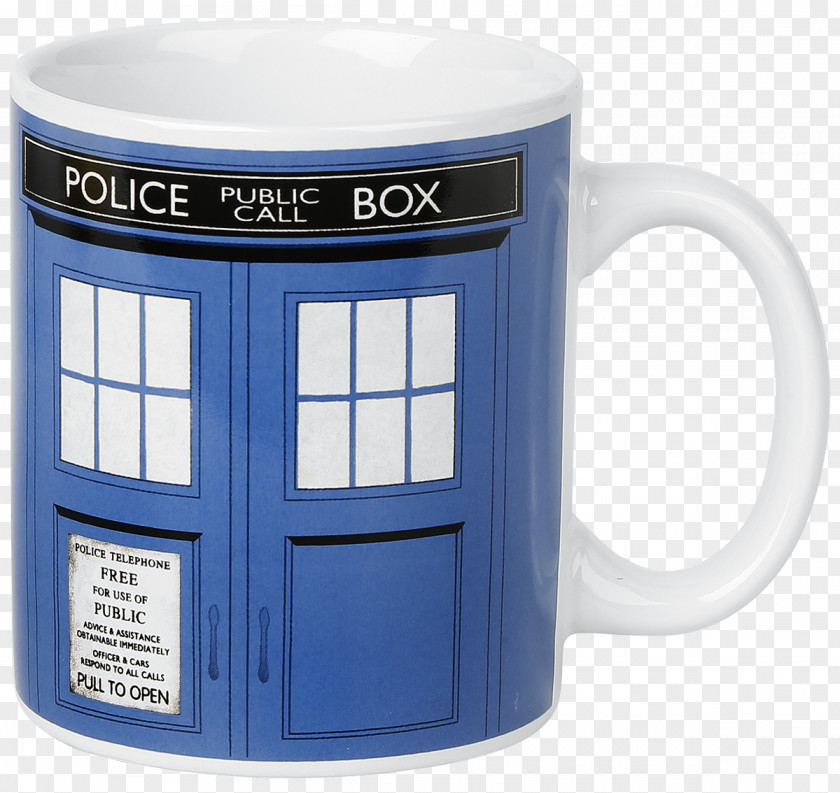 Doctor Twelfth TARDIS Mug Cup PNG