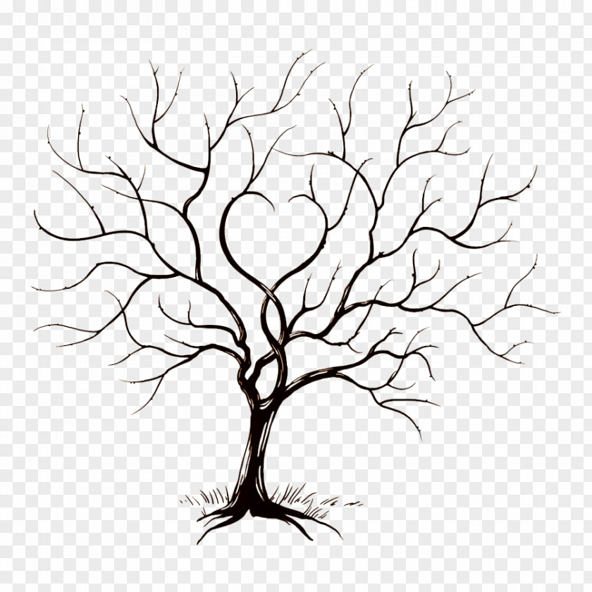 Hand-painted Trees PNG