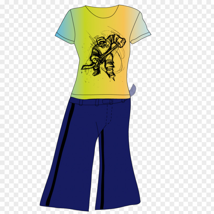 Vector Women Clothing Design T-shirt PNG