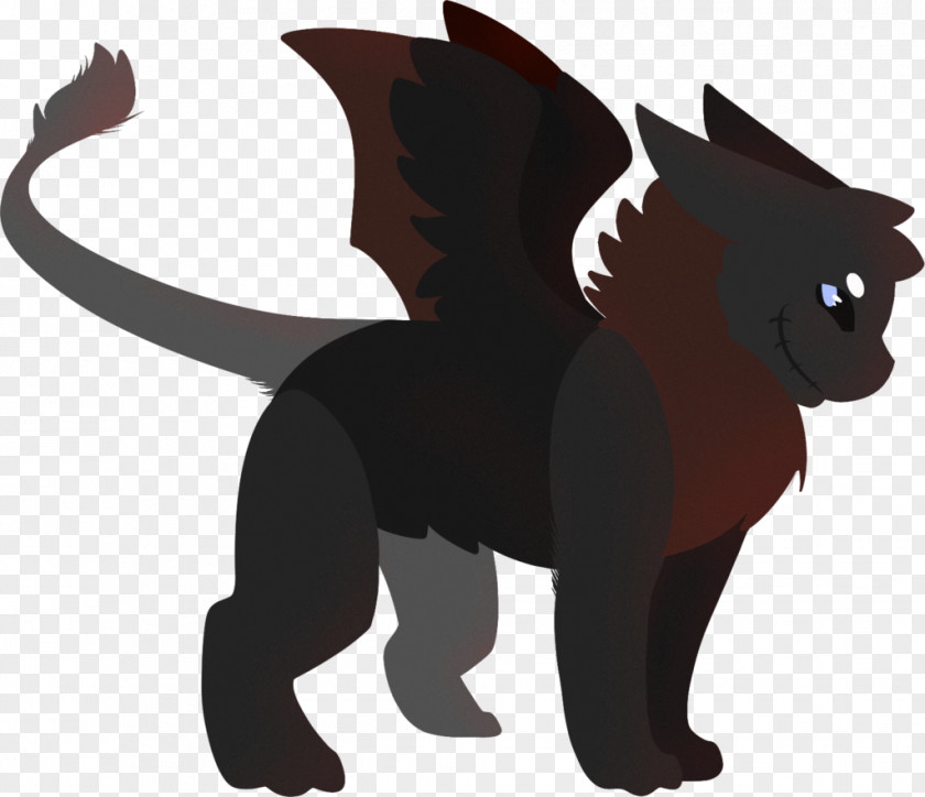 Cat Black Canidae Horse Demon PNG