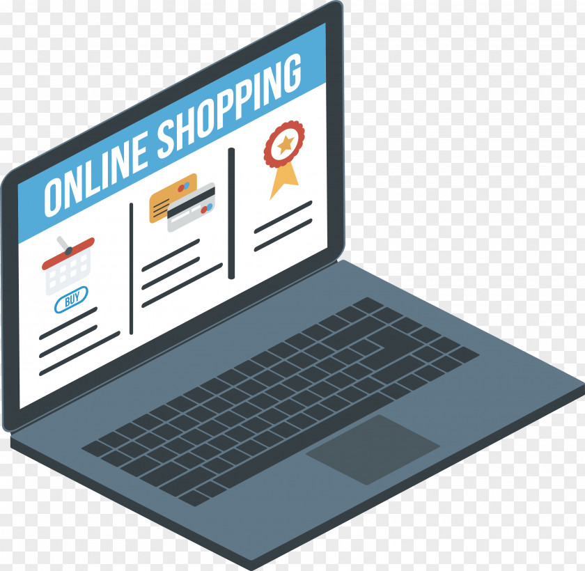 Computer-side Shopping Site Laptop Digital Marketing Computer PNG