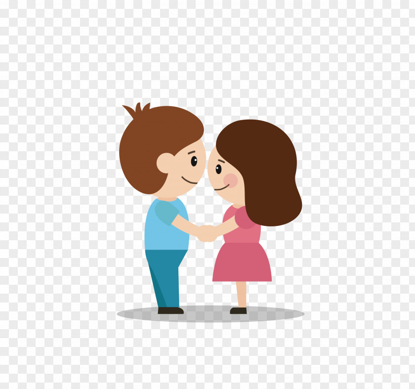 Couple On The TV Lovers Cartoon Television PNG