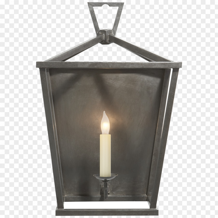 Outdoor House Lamps Light Fixture Visual Comfort & Co. Darlana Medium Lantern Sconce Lighting PNG