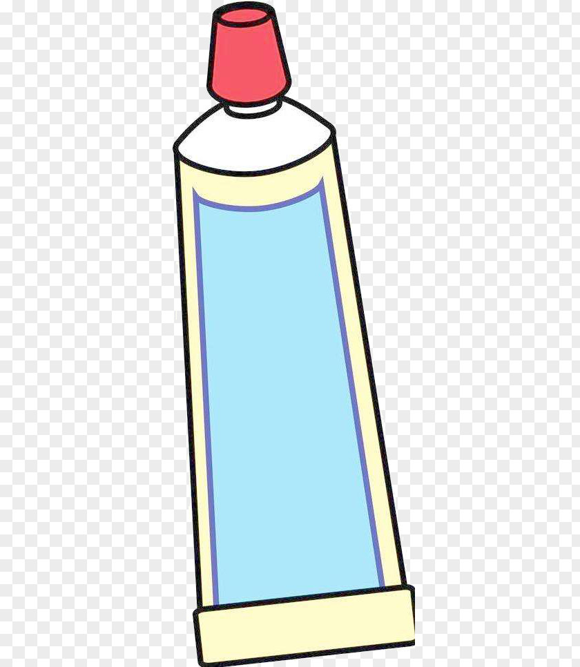 Watercolor Toothpaste Painting Clip Art PNG