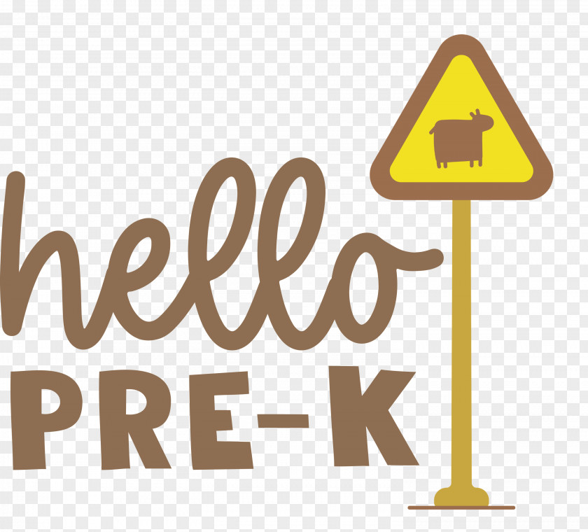 HELLO PRE K Back To School Education PNG