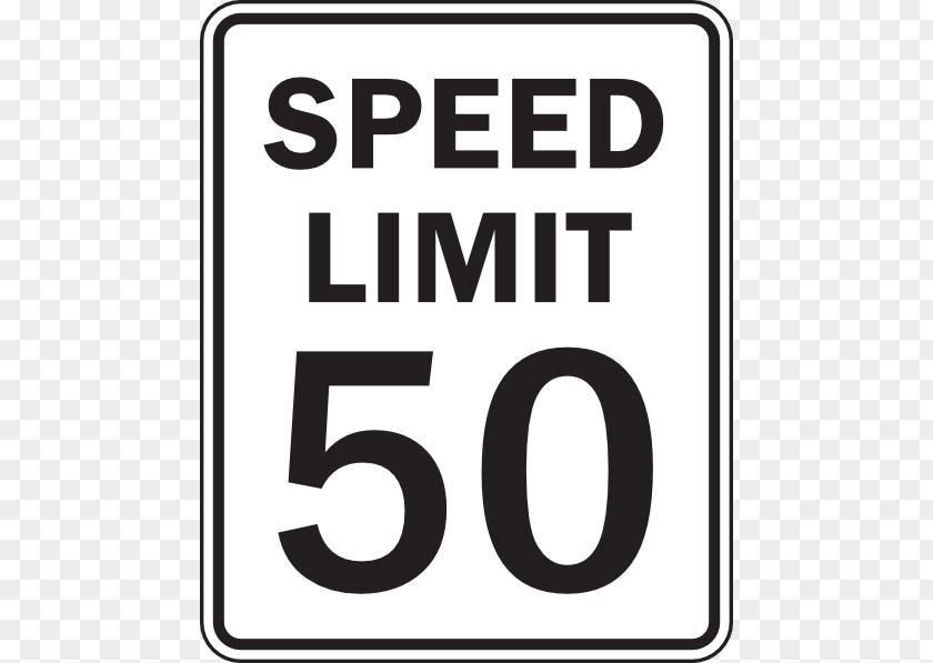 Number 50 Cliparts Speed Limit Traffic Sign Warning Clip Art PNG