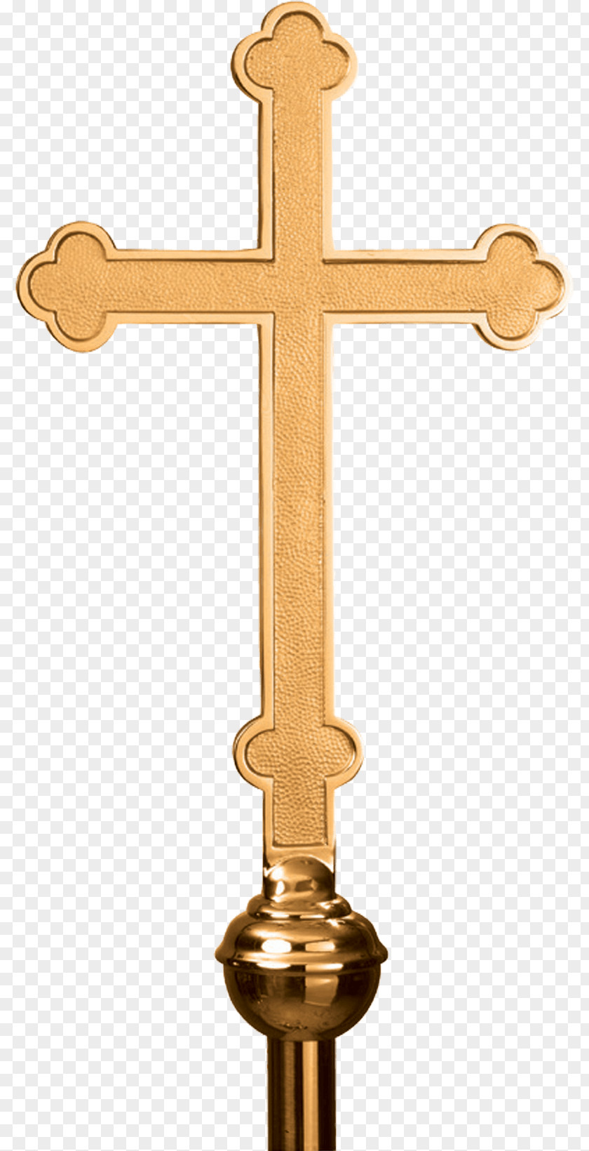 Brass Crucifix 01504 PNG