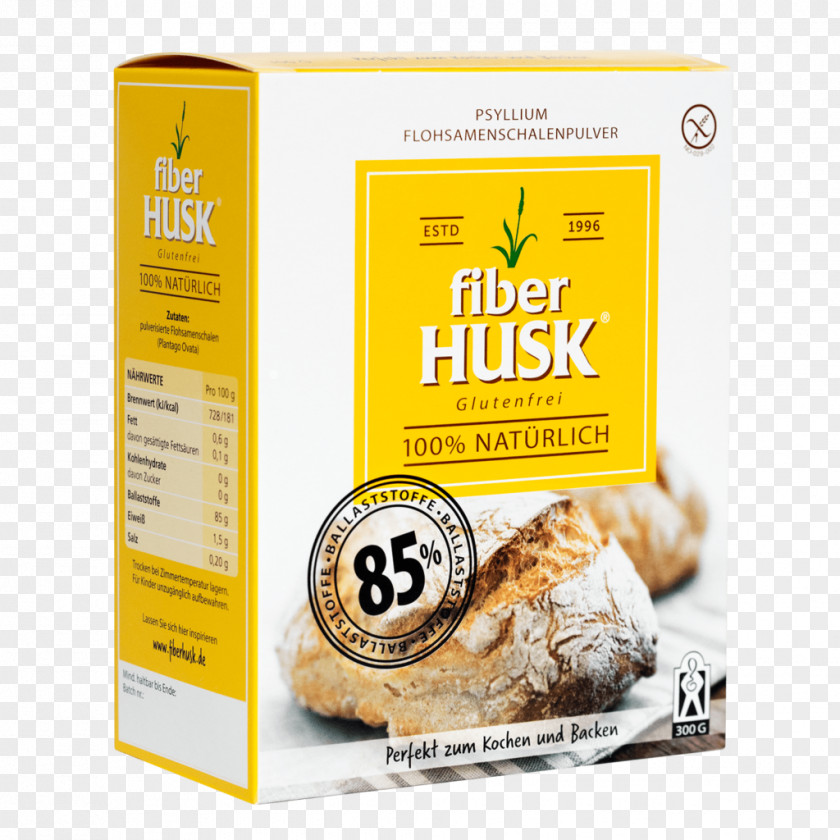 Bread Psyllium Dietary Fiber Gluten Husk Low-carbohydrate Diet PNG