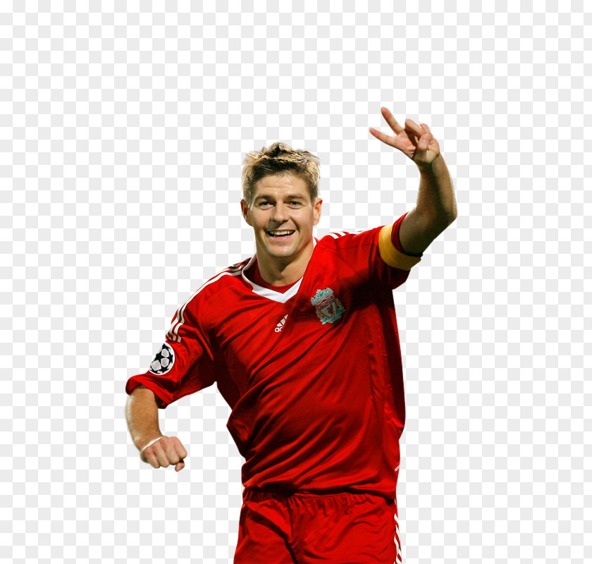 T-shirt Steven Gerrard Jersey Shoulder Team Sport PNG