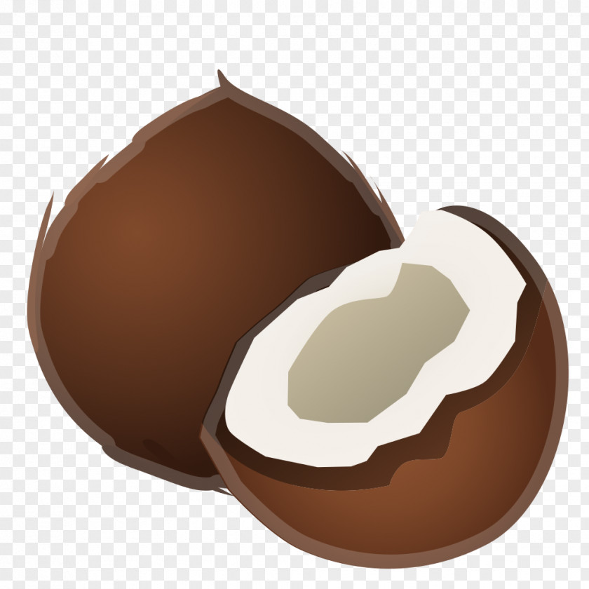 Coconut Chocolate Truffle Food Emojipedia PNG