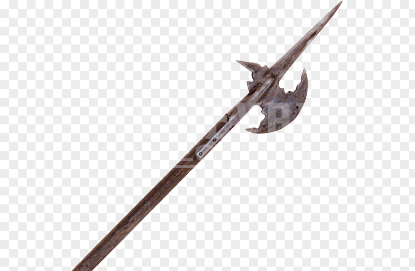 14th Century Ships Bardiche Ranged Weapon Halberd Pole PNG