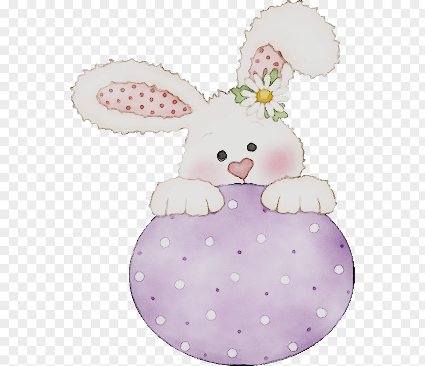 Easter Bunny Stuffed Animals & Cuddly Toys Pattern Pink M PNG