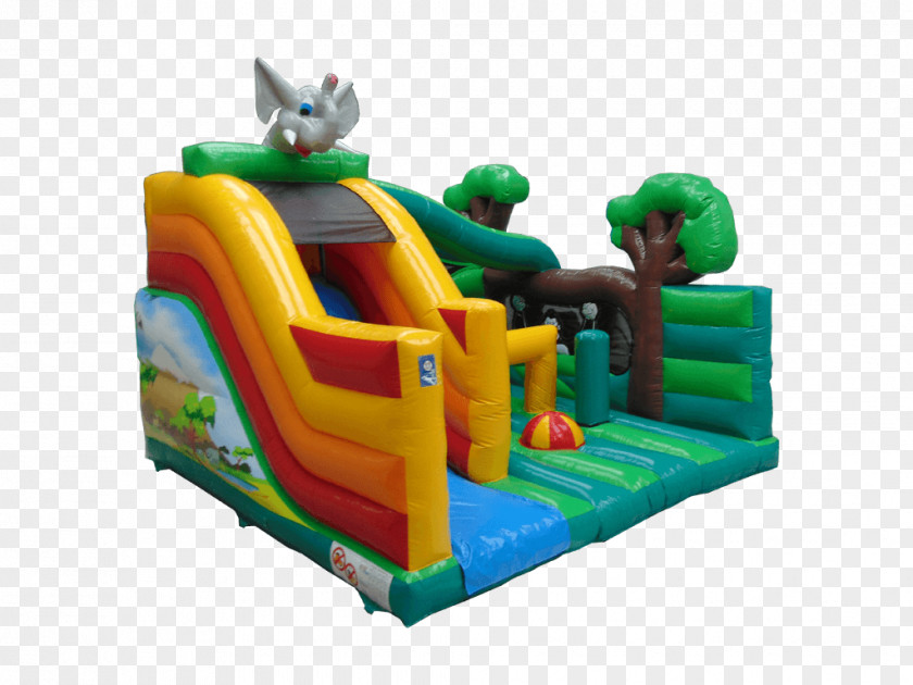 Floating Island Game Inflatable Bouncers Playground Slide PNG