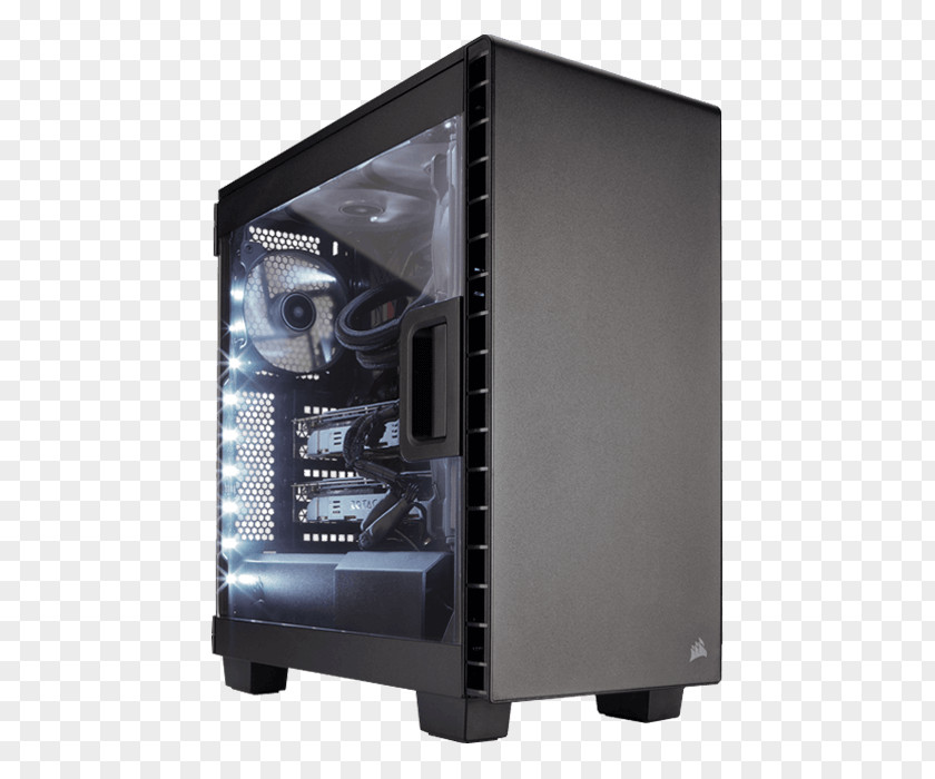 No Power Supply Corsair Carbide 275R Components Crystal RGBComputer Computer Cases & Housings CORSAIR Series SPEC-ALPHA Mid Tower PNG